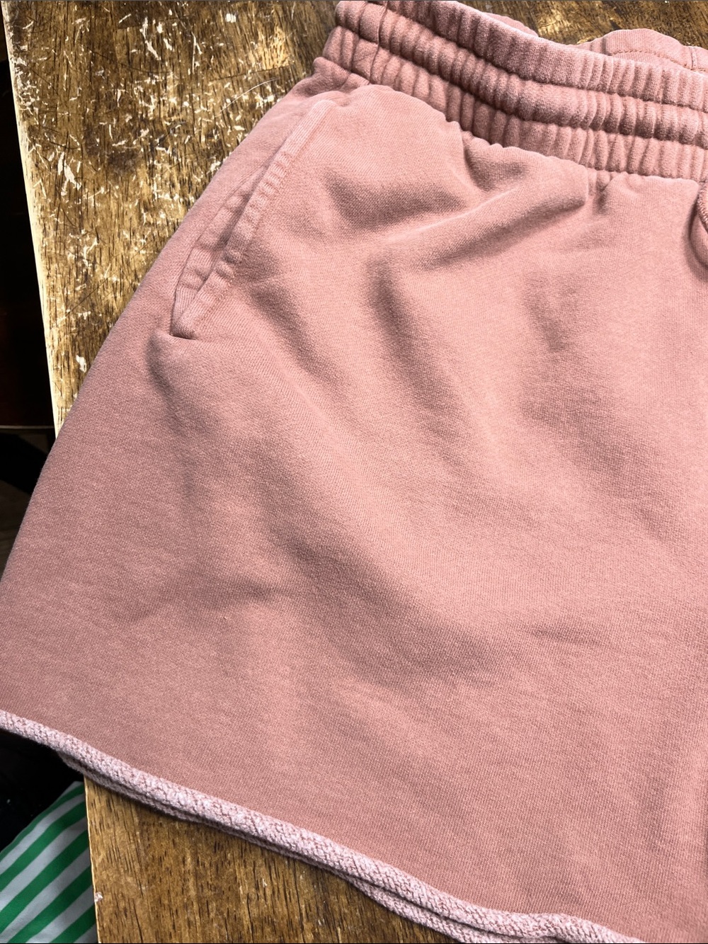 TNA brown cozy fleece boyfriend shorts size large